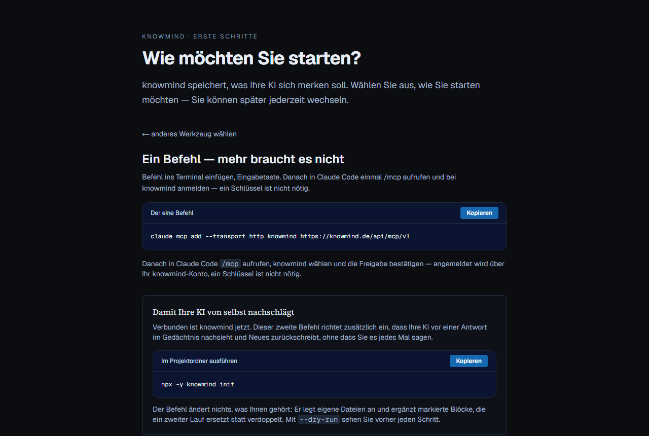 Anleitung für Claude Code mit dem Befehl claude mcp add